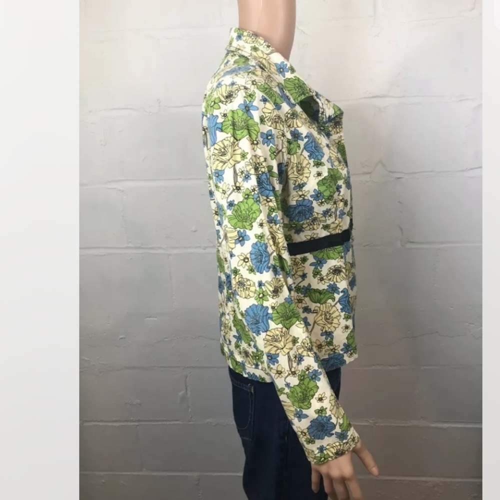 Paper Doll Prod. Jacket Size 10 Long Sleeve Floral - Picture 6 of 8